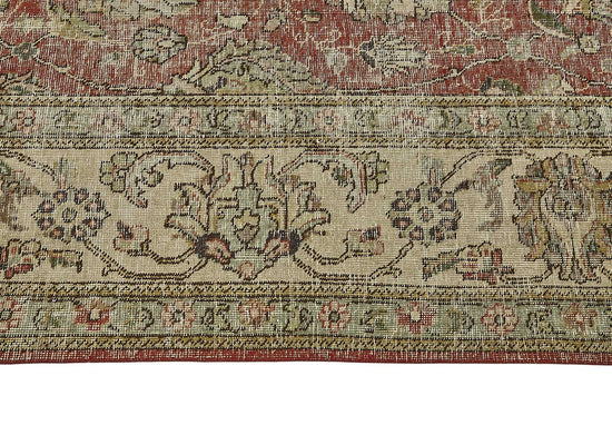 10x13 Beige Vintage Large Area Rug - 50188