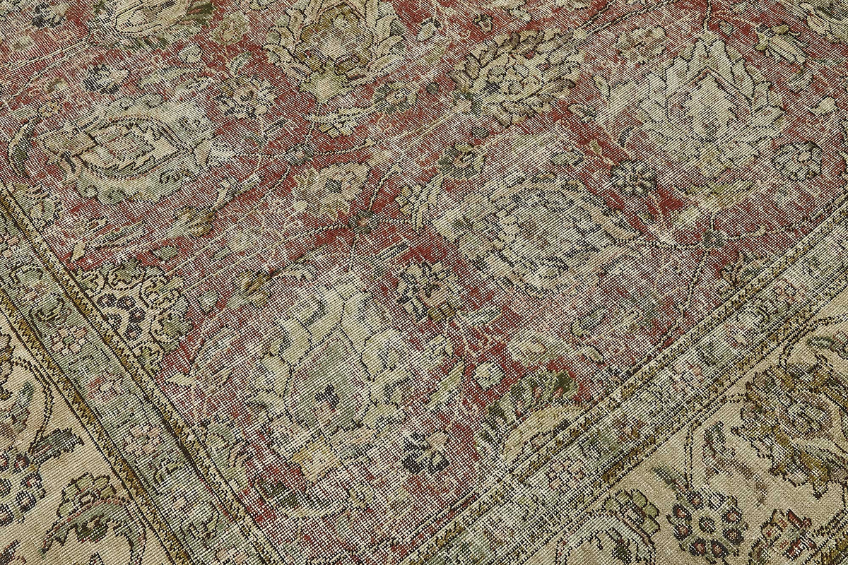 10x13 Beige Vintage Large Area Rug - 50188