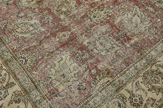 10x13 Beige Vintage Large Area Rug - 50188