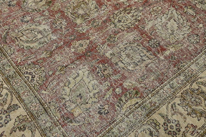 10x13 Beige Vintage Large Area Rug - 50188