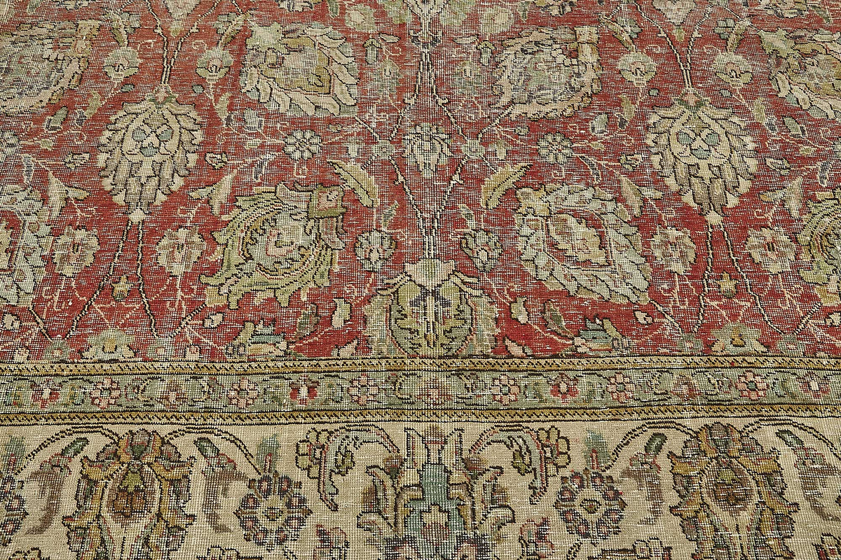 10x13 Beige Vintage Large Area Rug - 50188