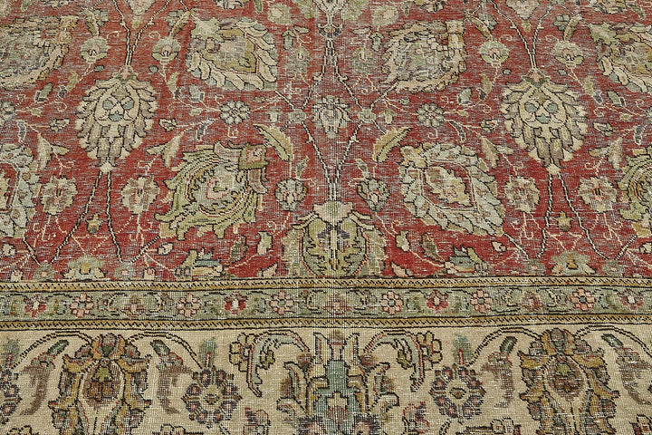 10x13 Beige Vintage Large Area Rug - 50188