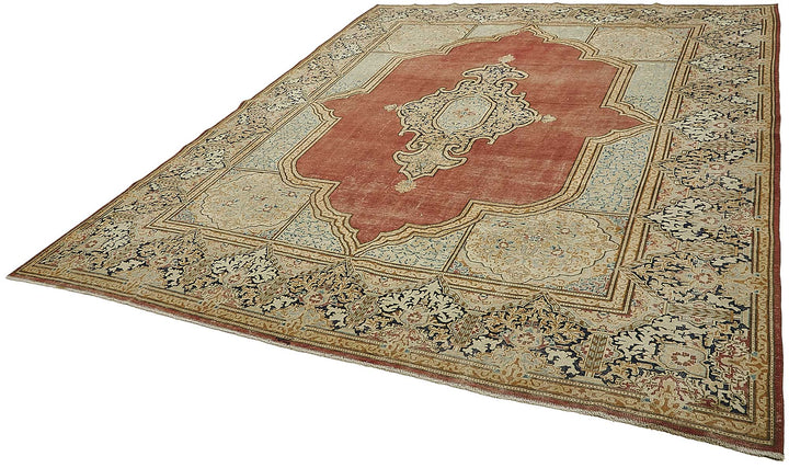 9x13 Beige Vintage Large Area Rug - 50189