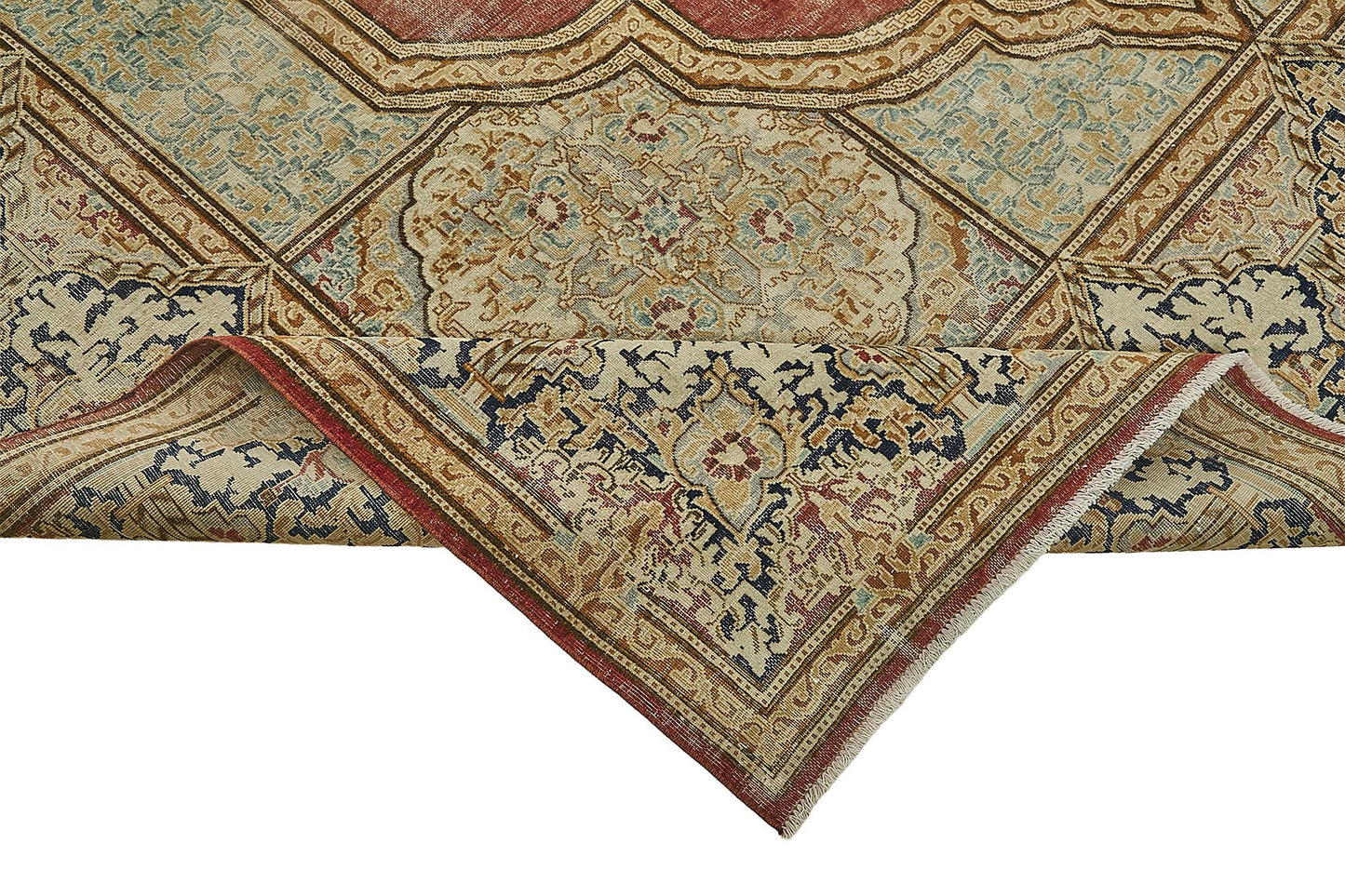 9x13 Beige Vintage Large Area Rug - 50189