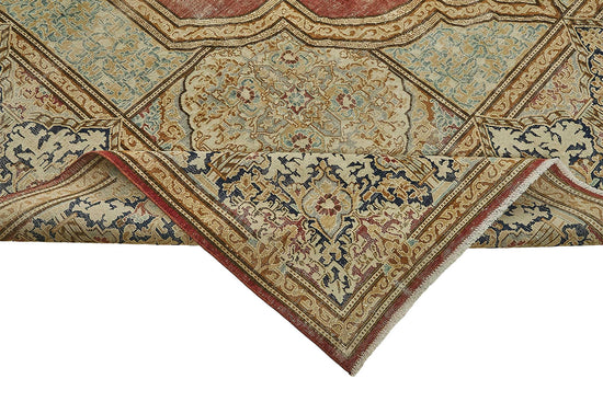 9x13 Beige Vintage Large Area Rug - 50189