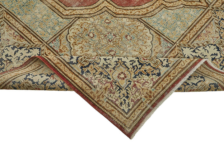9x13 Beige Vintage Large Area Rug - 50189