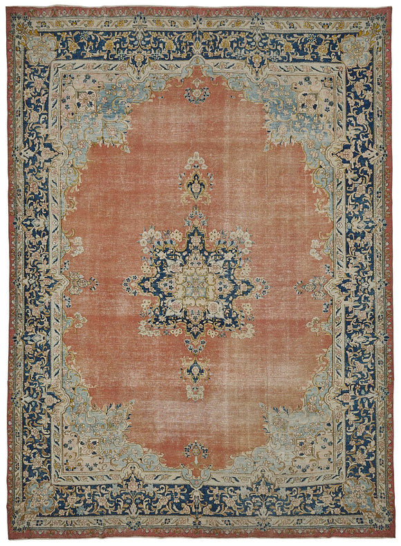 10x14 Beige Vintage Large Area Rug - 50190