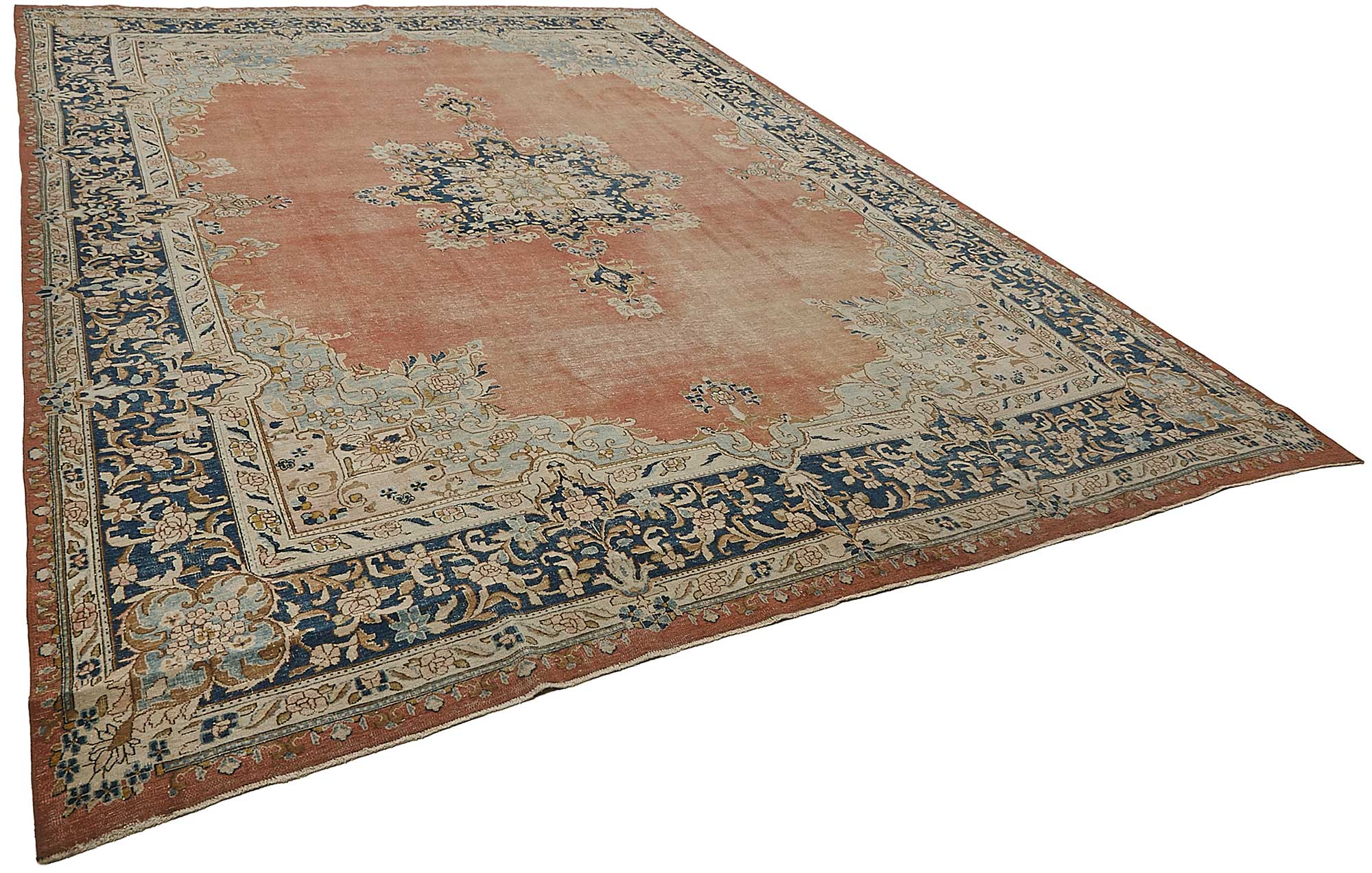 10x14 Beige Vintage Large Area Rug - 50190