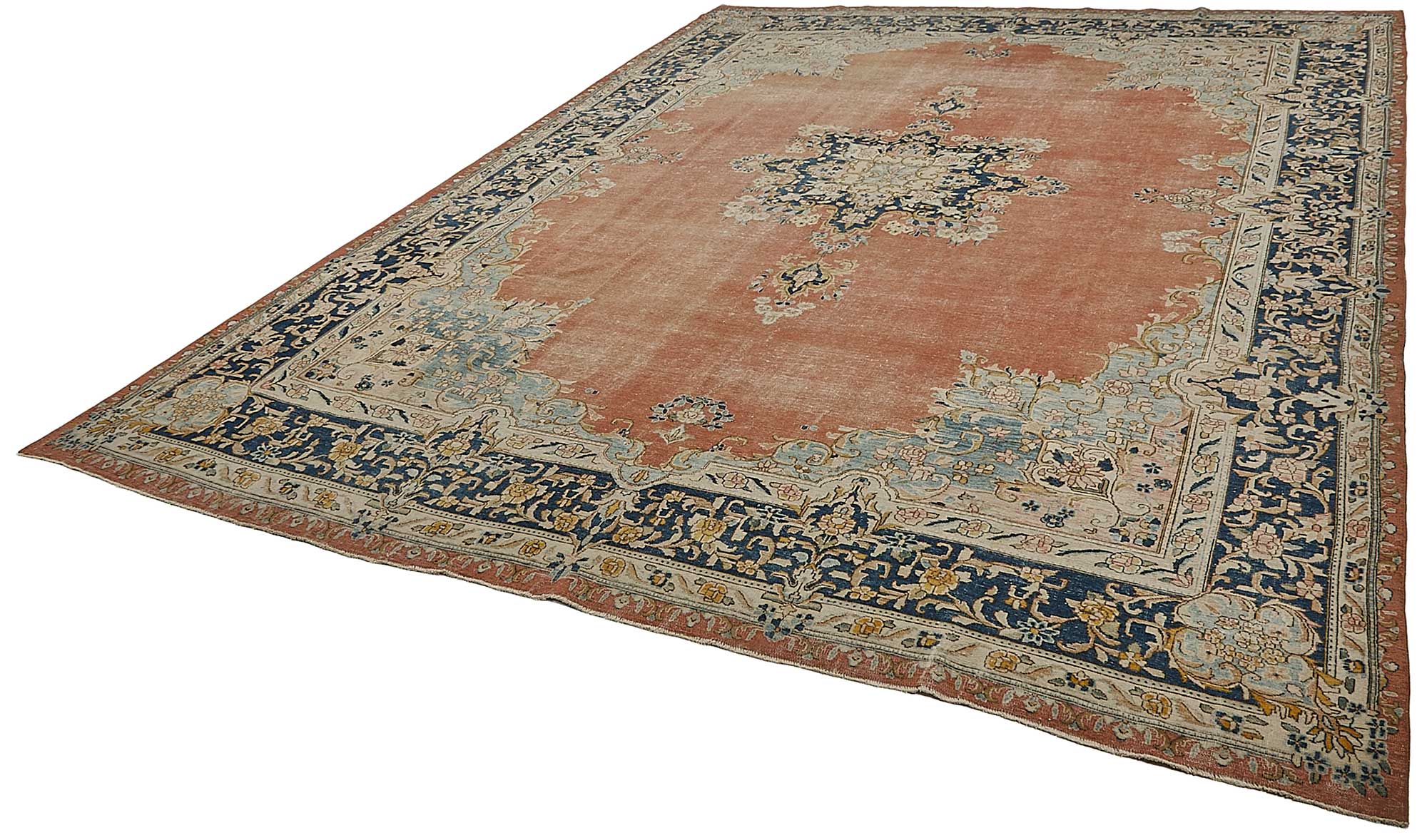 10x14 Beige Vintage Large Area Rug - 50190