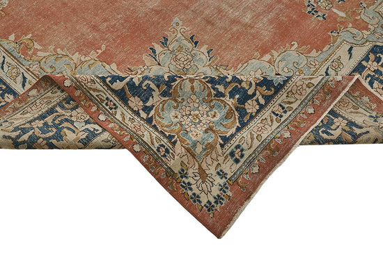 10x14 Beige Vintage Large Area Rug - 50190