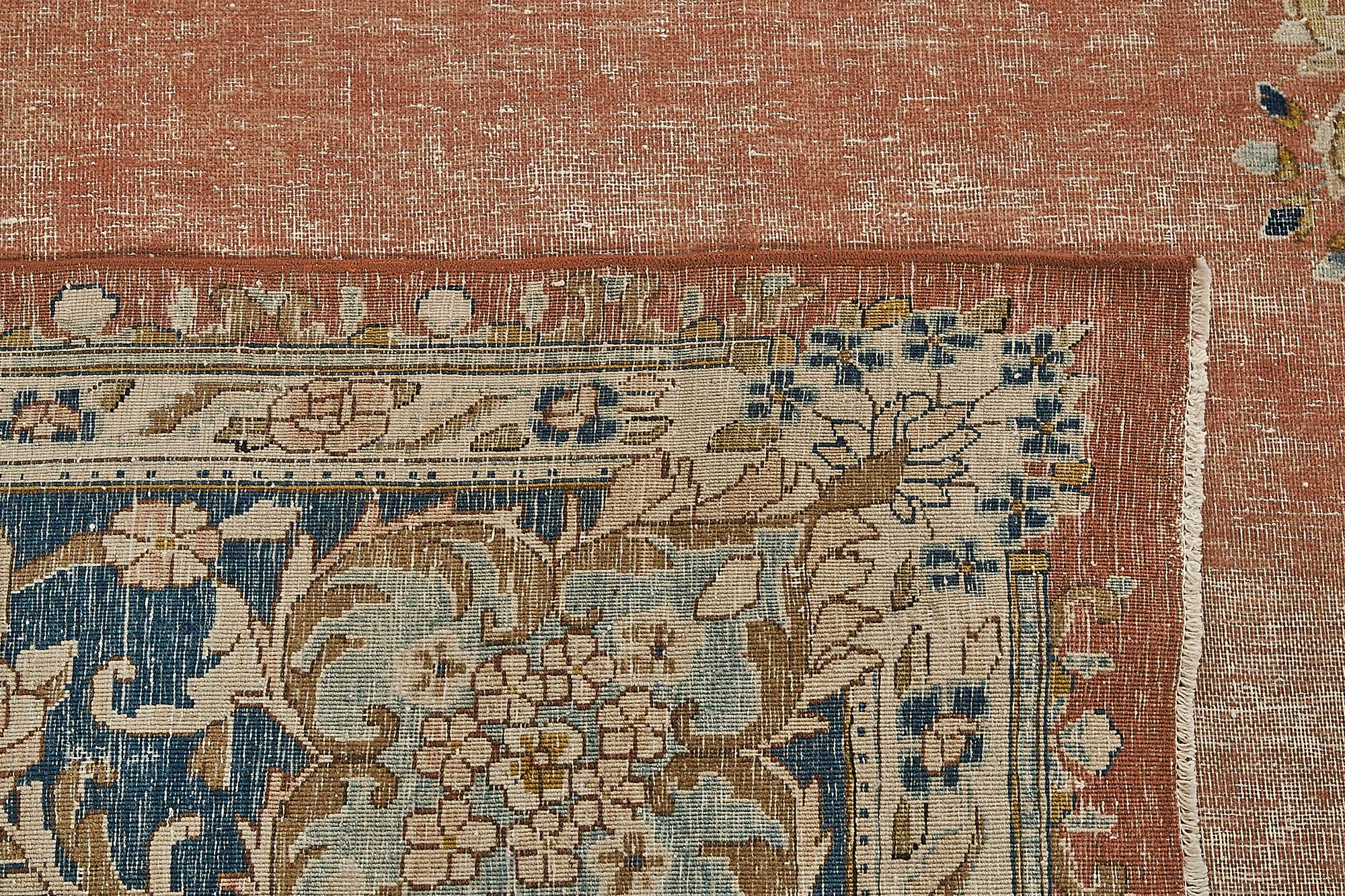 10x14 Beige Vintage Large Area Rug - 50190