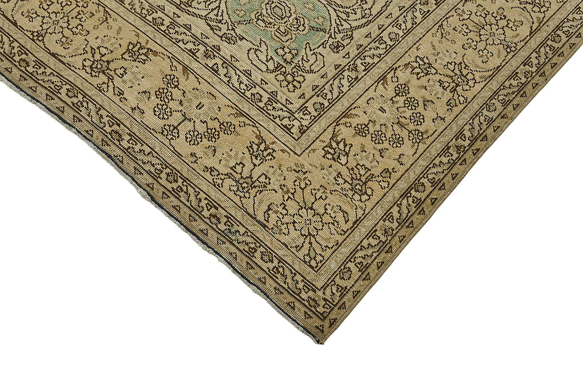 8x11 Beige Vintage Large Area Rug - 50192