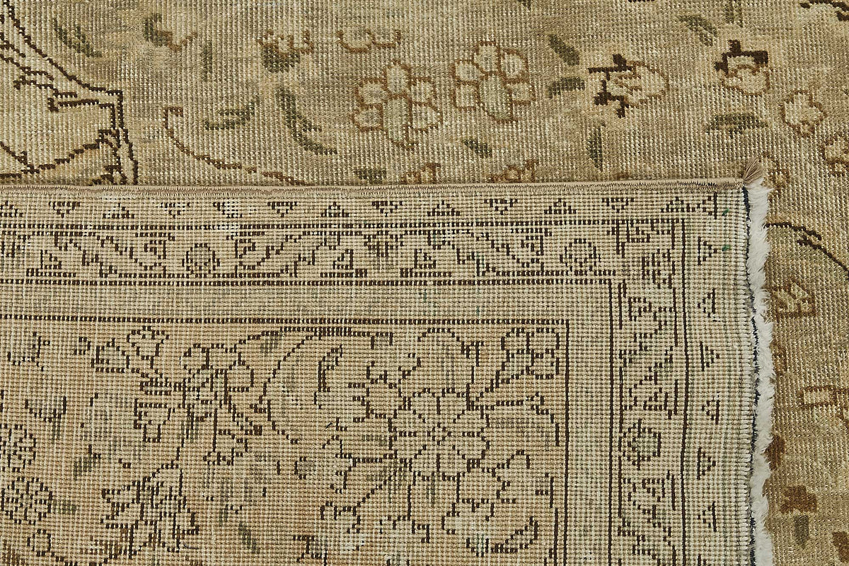 8x11 Beige Vintage Large Area Rug - 50192