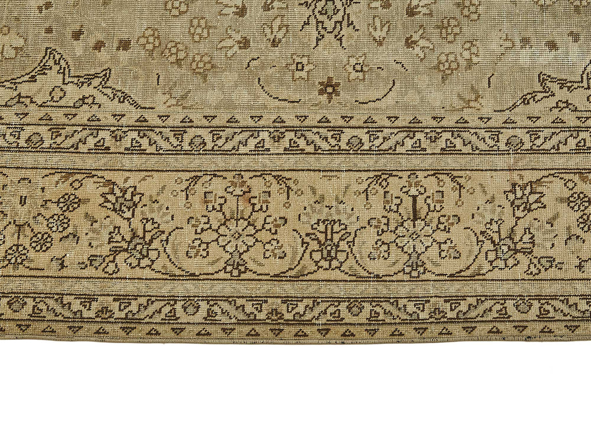 8x11 Beige Vintage Large Area Rug - 50192
