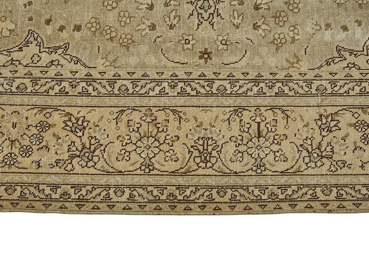 8x11 Beige Vintage Large Area Rug - 50192