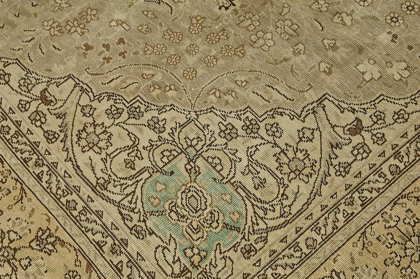 8x11 Beige Vintage Large Area Rug - 50192