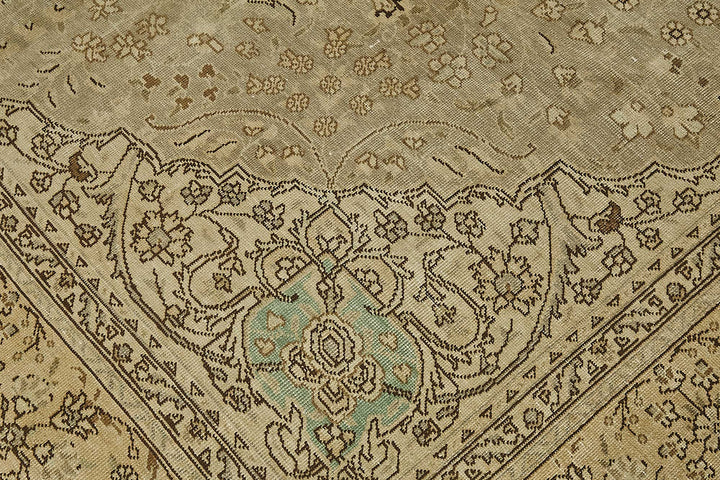 8x11 Beige Vintage Large Area Rug - 50192