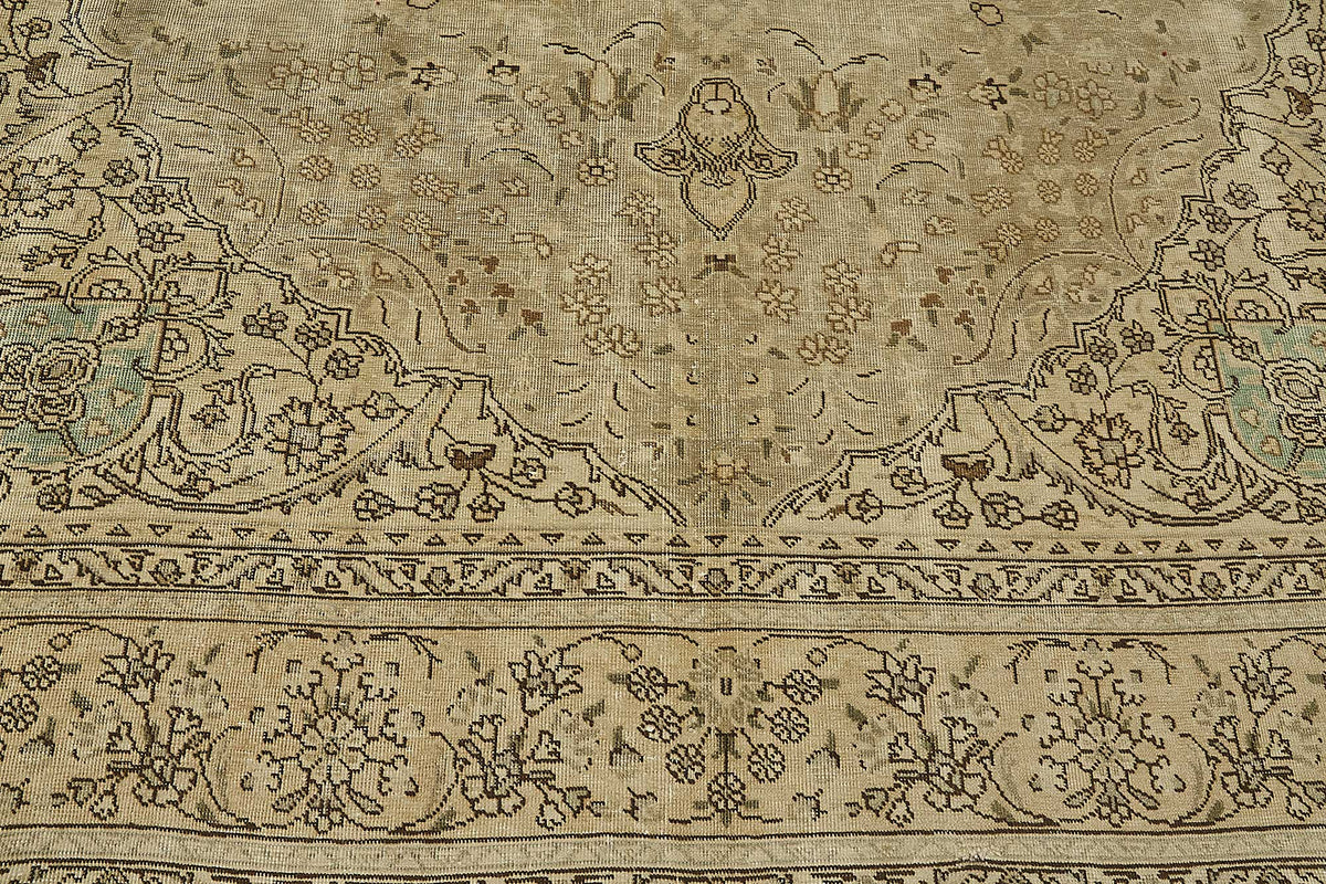8x11 Beige Vintage Large Area Rug - 50192