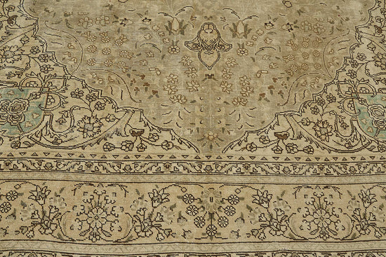 8x11 Beige Vintage Large Area Rug - 50192