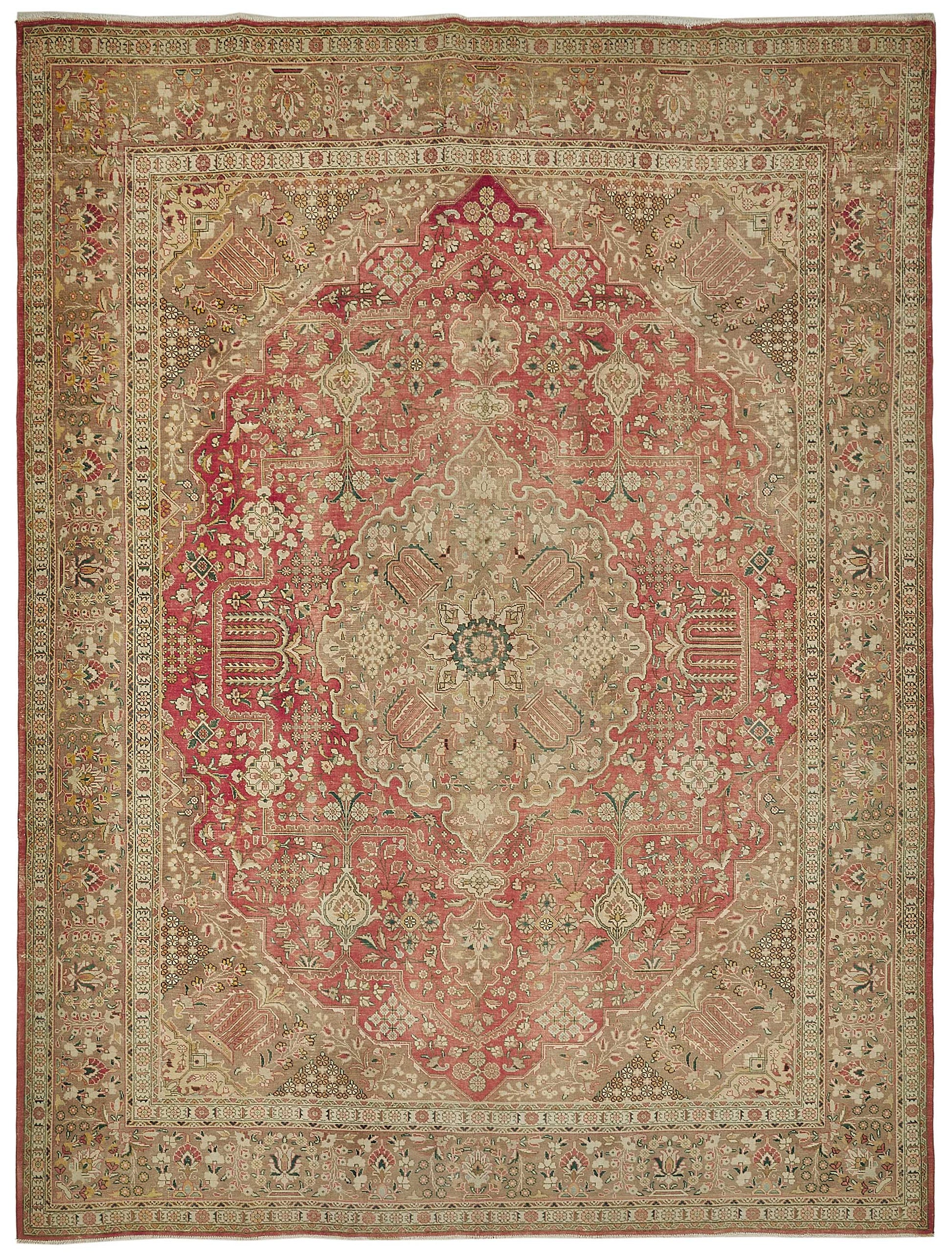 9x12 Beige Vintage Large Area Rug - 50193