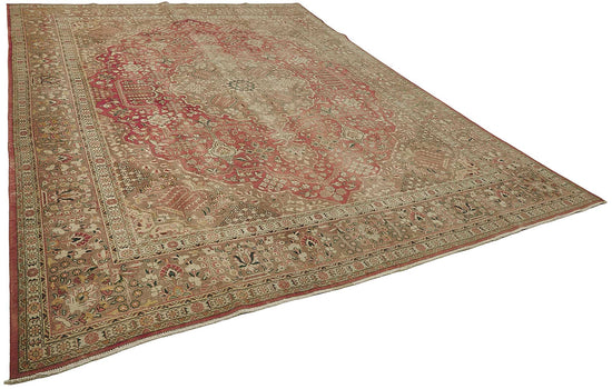9x12 Beige Vintage Large Area Rug - 50193