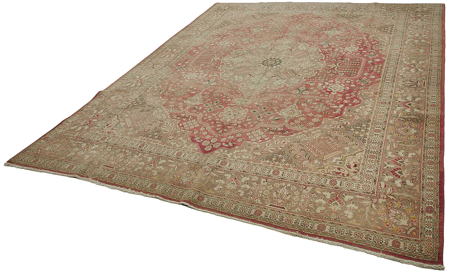 9x12 Beige Vintage Large Area Rug - 50193
