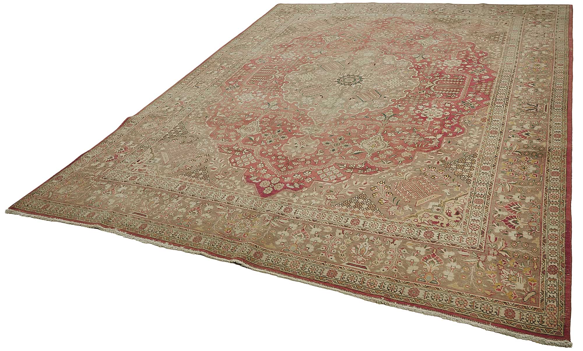 9x12 Beige Vintage Large Area Rug - 50193
