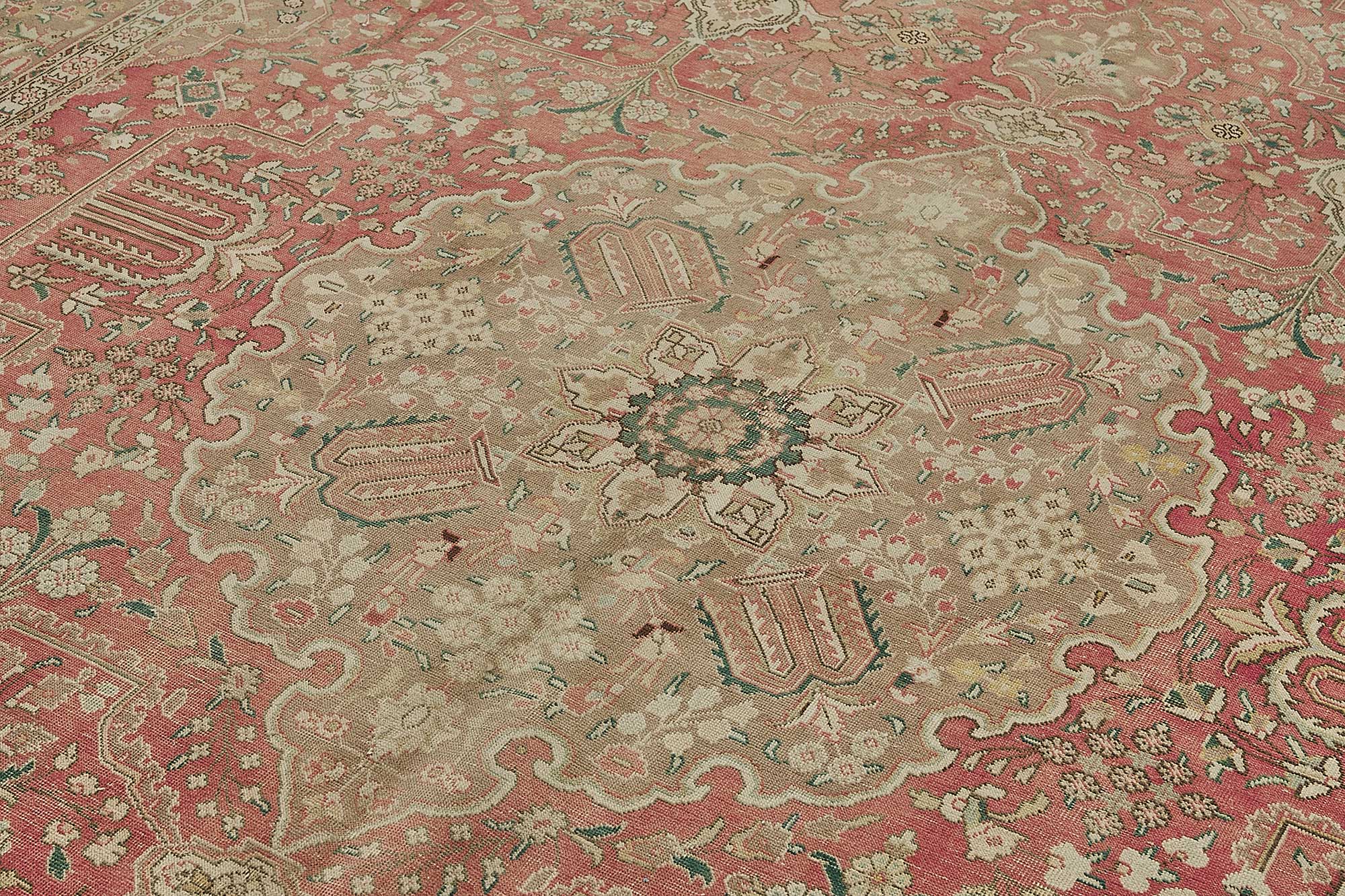 9x12 Beige Vintage Large Area Rug - 50193