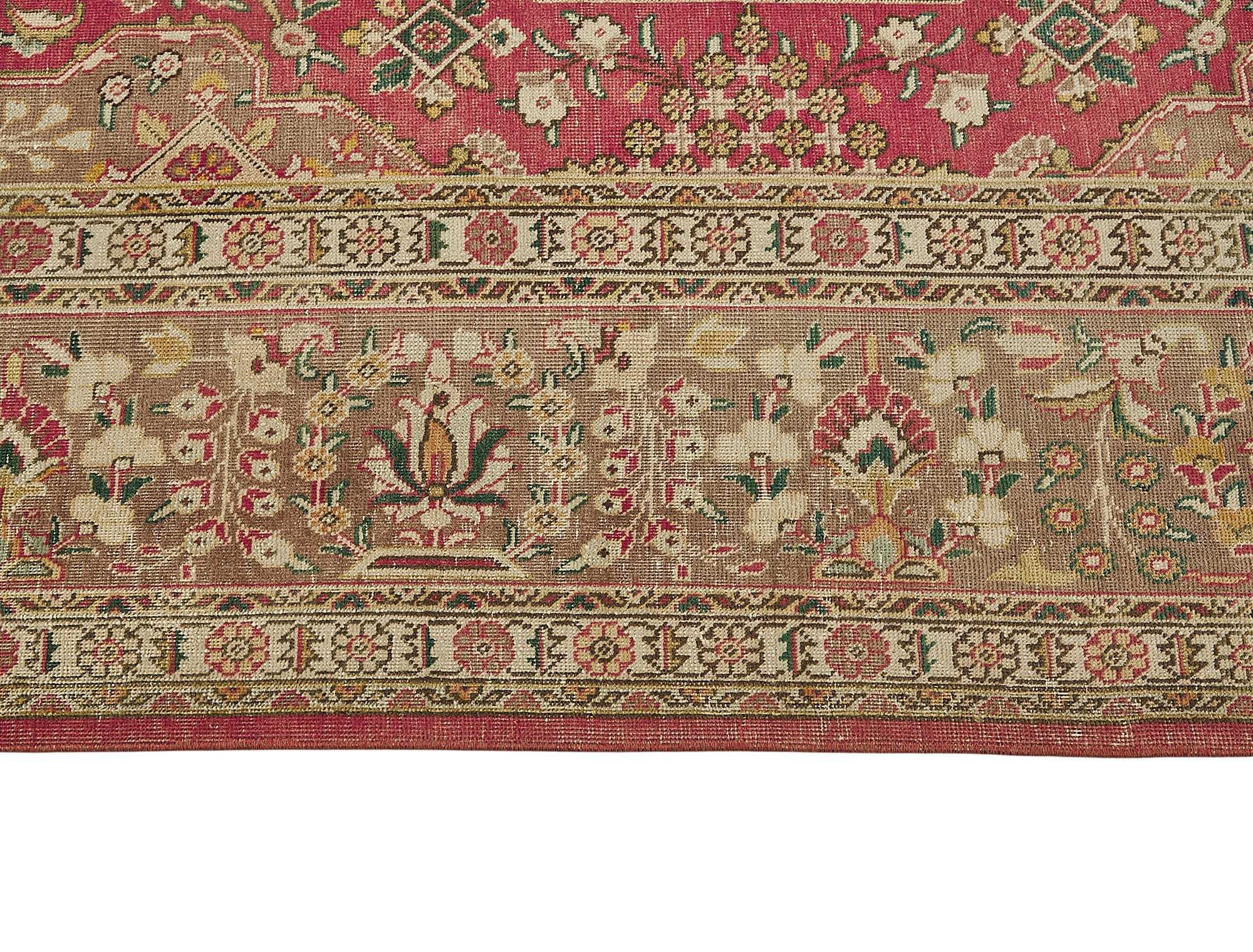 9x12 Beige Vintage Large Area Rug - 50193