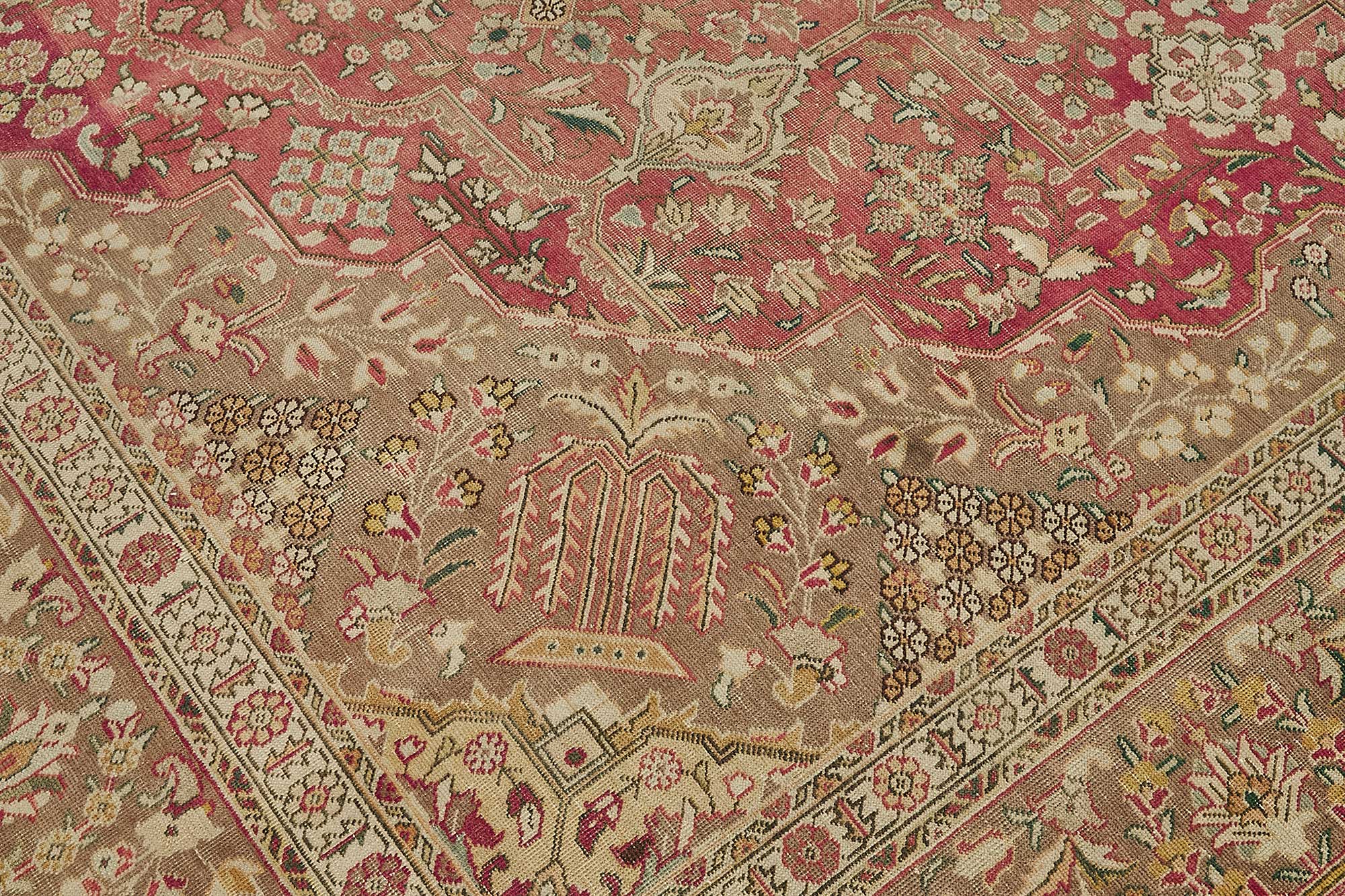 9x12 Beige Vintage Large Area Rug - 50193