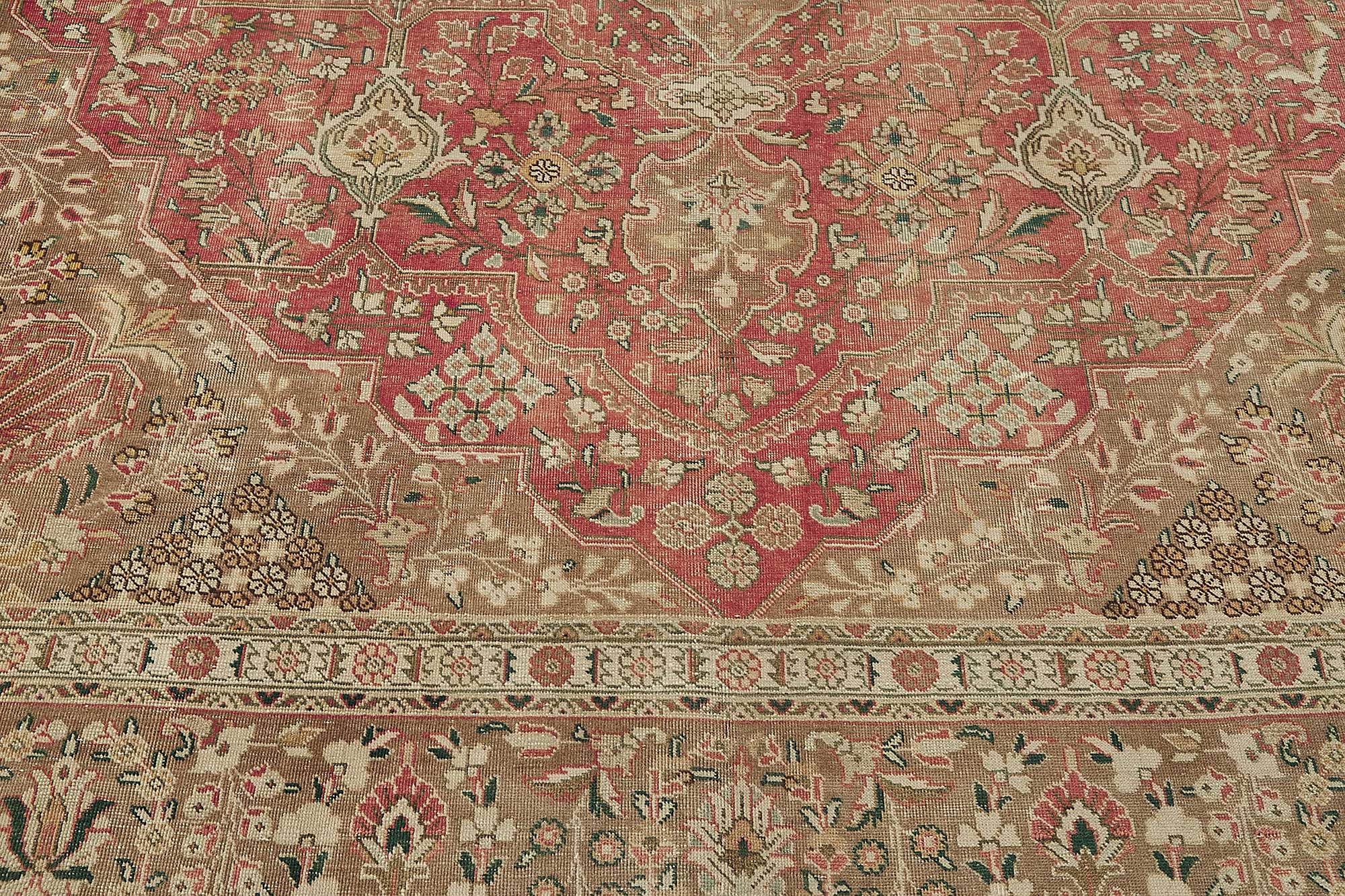 9x12 Beige Vintage Large Area Rug - 50193