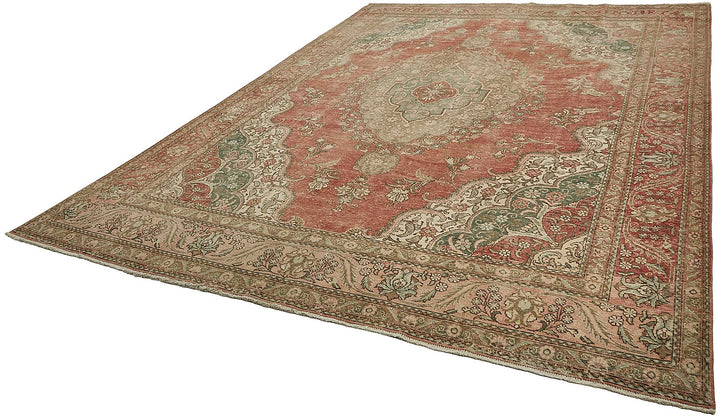 10x13 Beige Vintage Large Area Rug - 50194