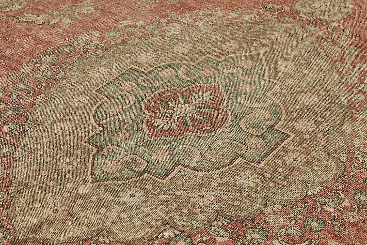 10x13 Beige Vintage Large Area Rug - 50194