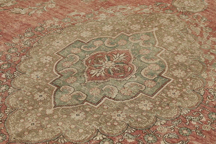 10x13 Beige Vintage Large Area Rug - 50194