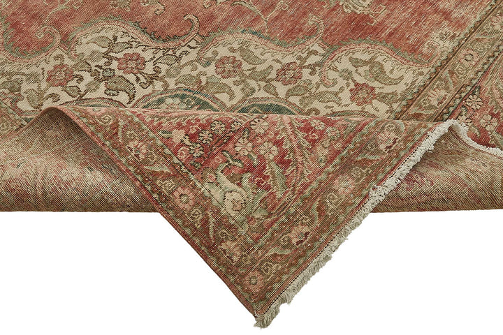 10x13 Beige Vintage Large Area Rug - 50194