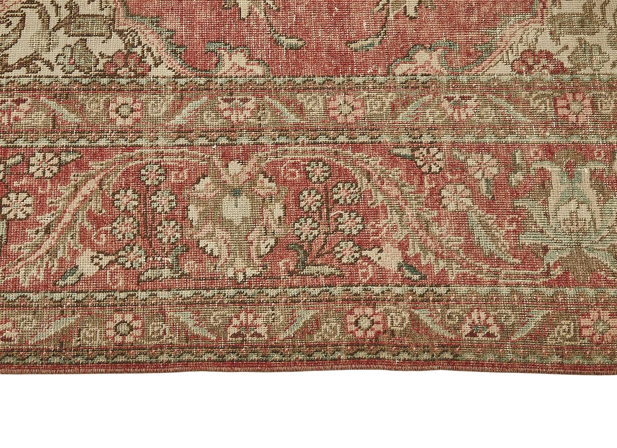 10x13 Beige Vintage Large Area Rug - 50194