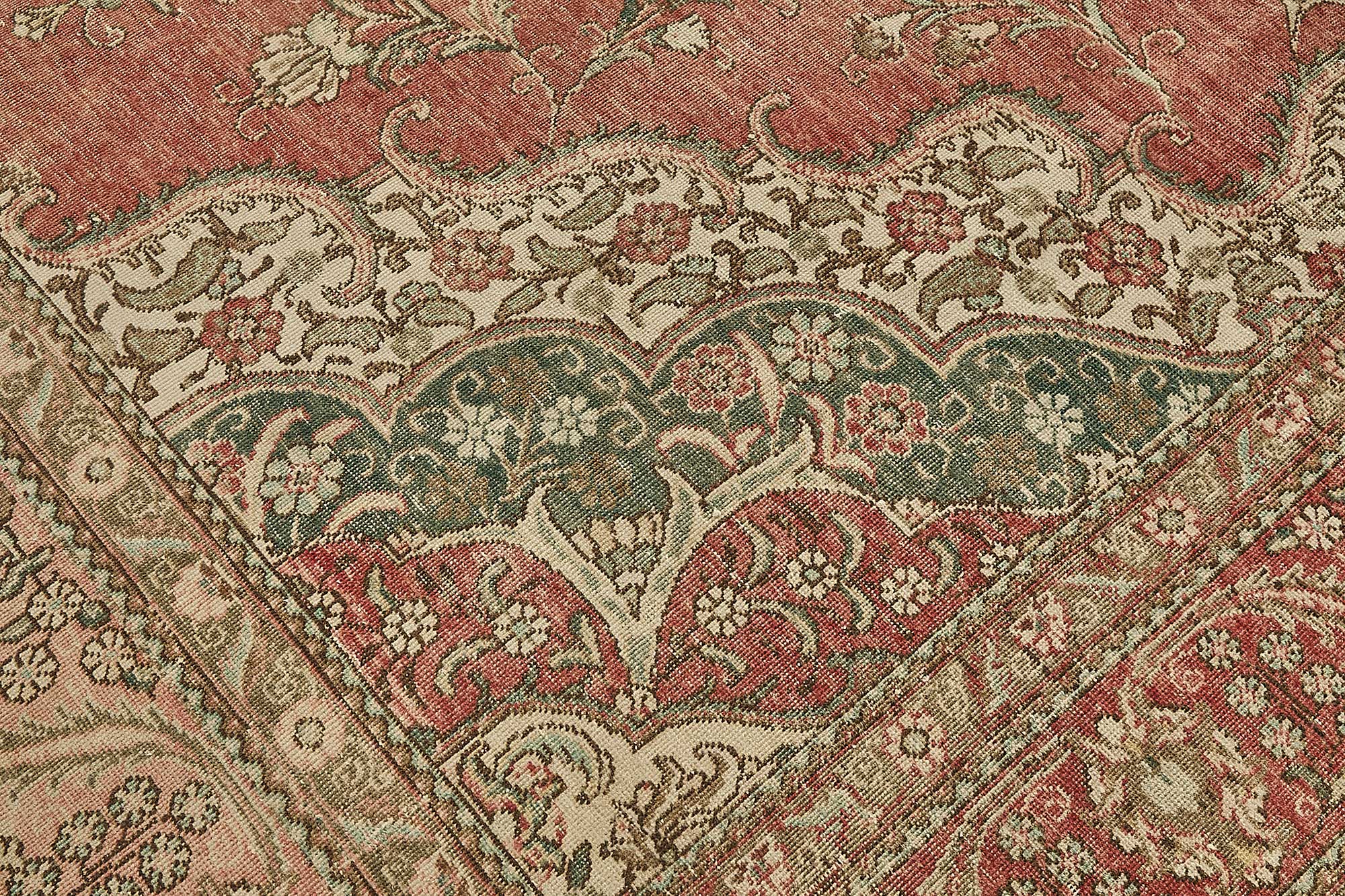 10x13 Beige Vintage Large Area Rug - 50194