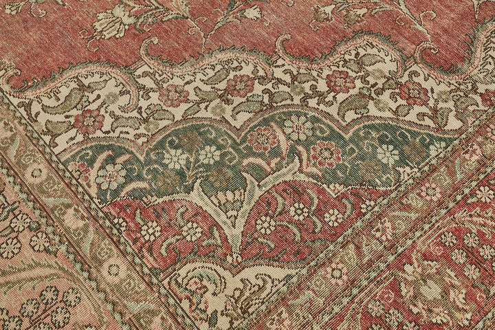 10x13 Beige Vintage Large Area Rug - 50194