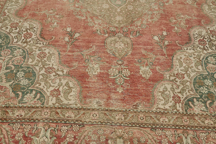 10x13 Beige Vintage Large Area Rug - 50194