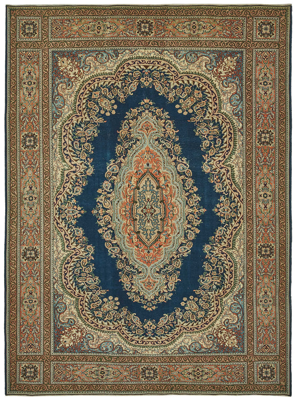 8x11 Beige Vintage Large Area Rug - 50195