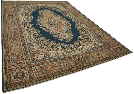 8x11 Beige Vintage Large Area Rug - 50195