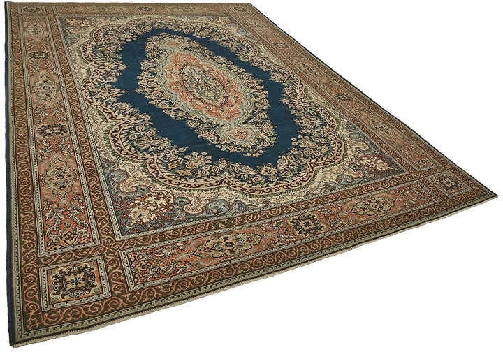 8x11 Beige Vintage Large Area Rug - 50195