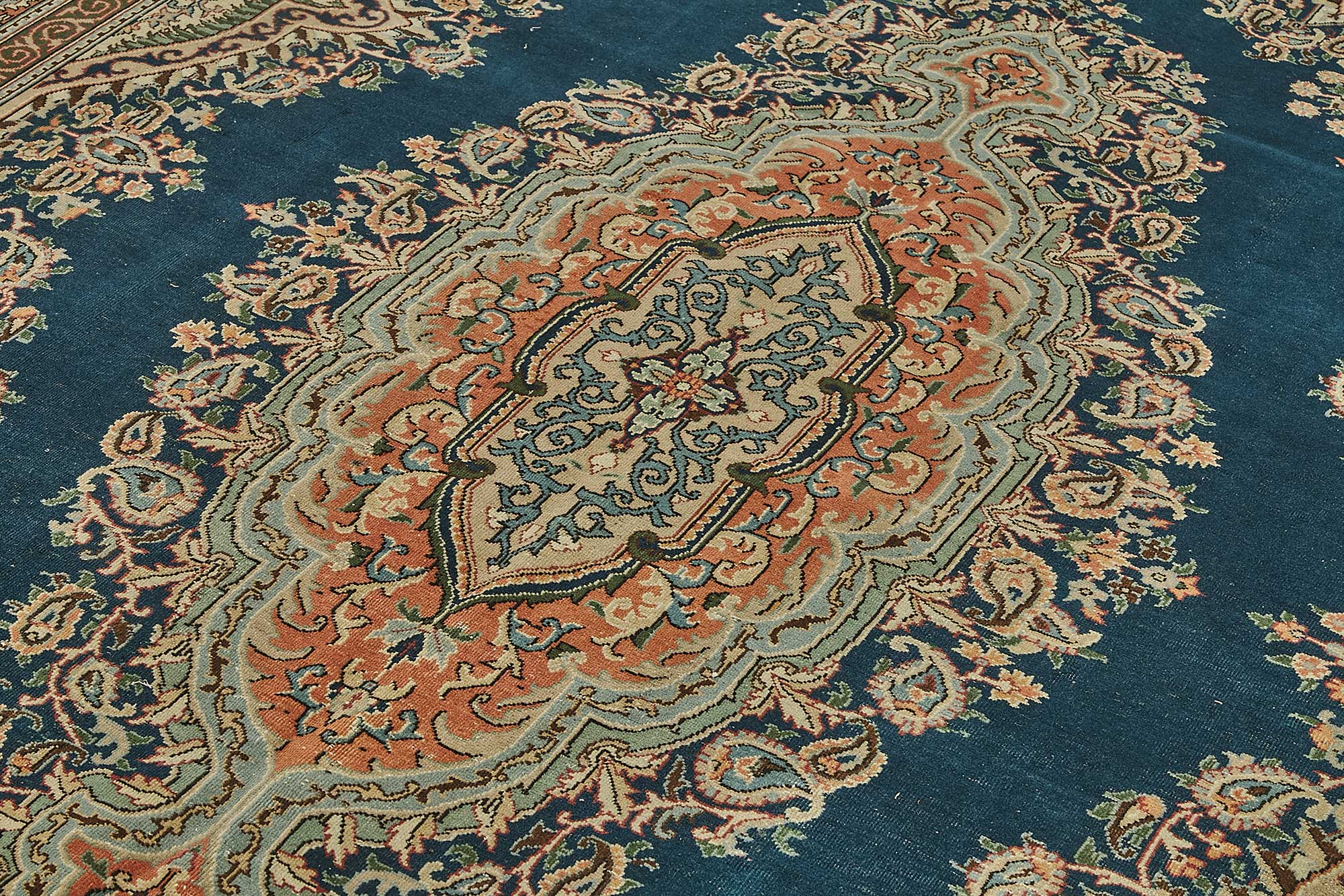 8x11 Beige Vintage Large Area Rug - 50195