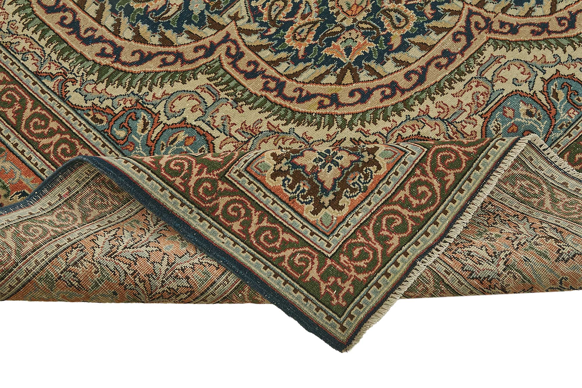 8x11 Beige Vintage Large Area Rug - 50195