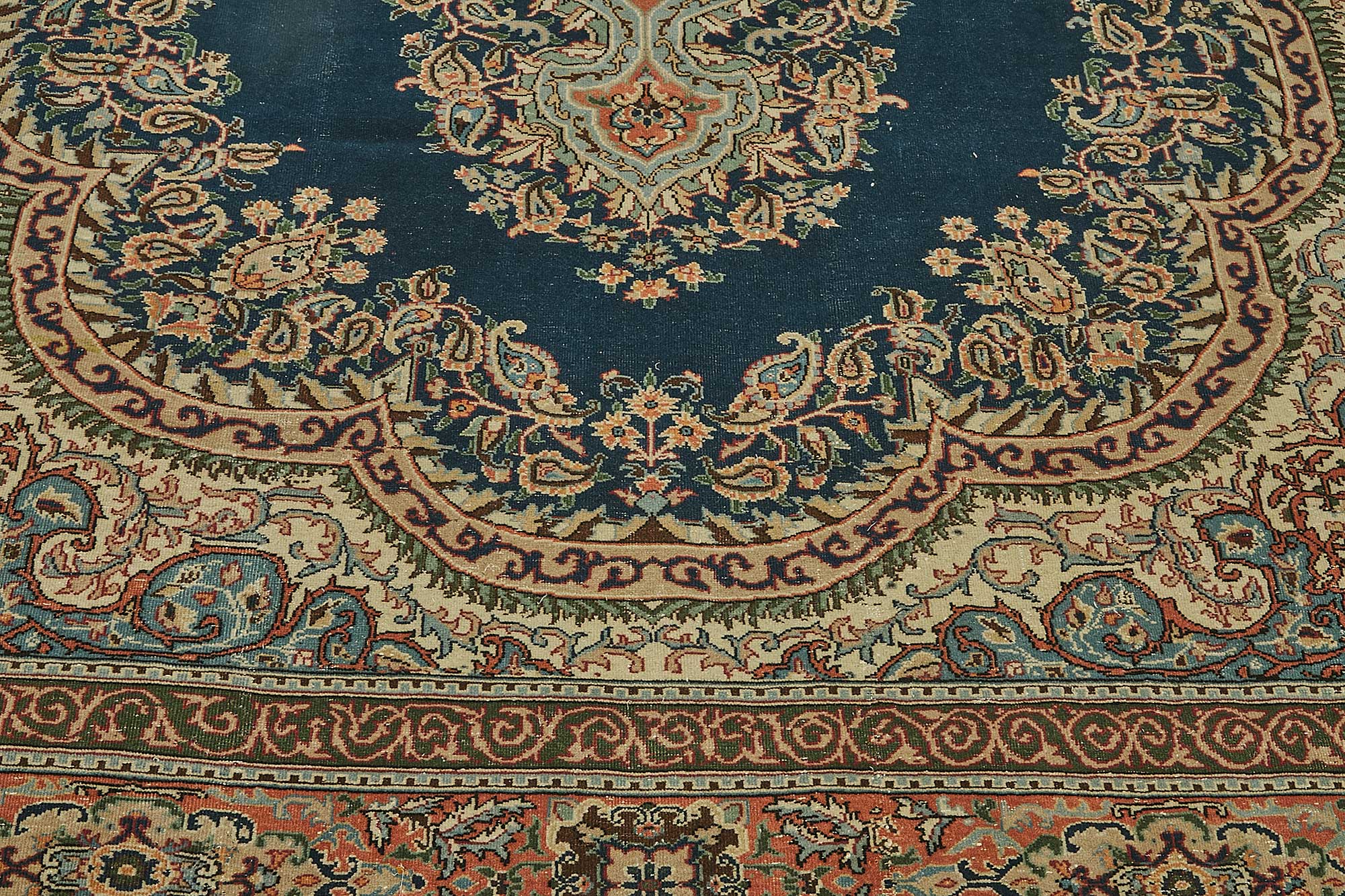 8x11 Beige Vintage Large Area Rug - 50195