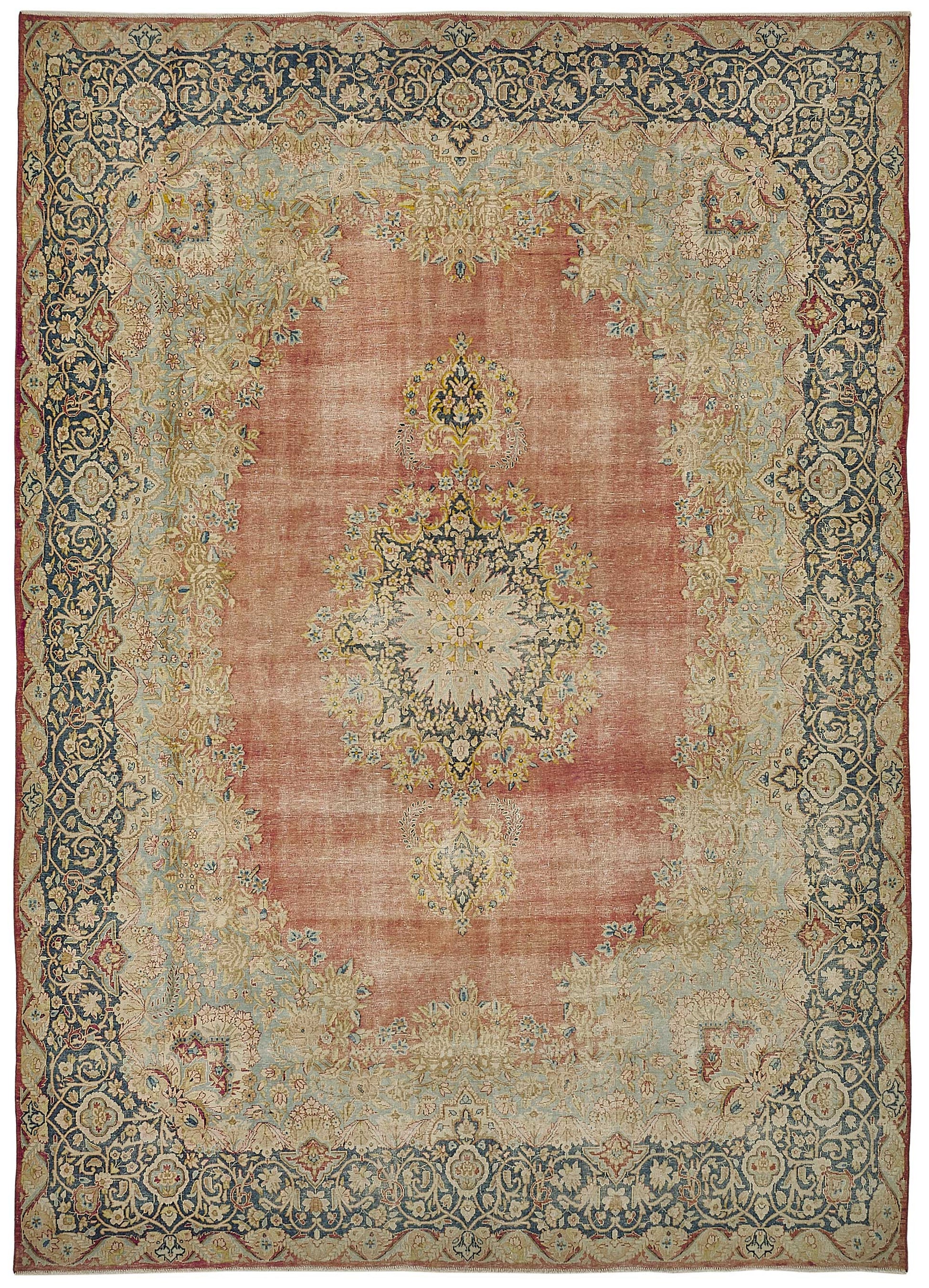 9x13 Beige Vintage Large Area Rug - 50196