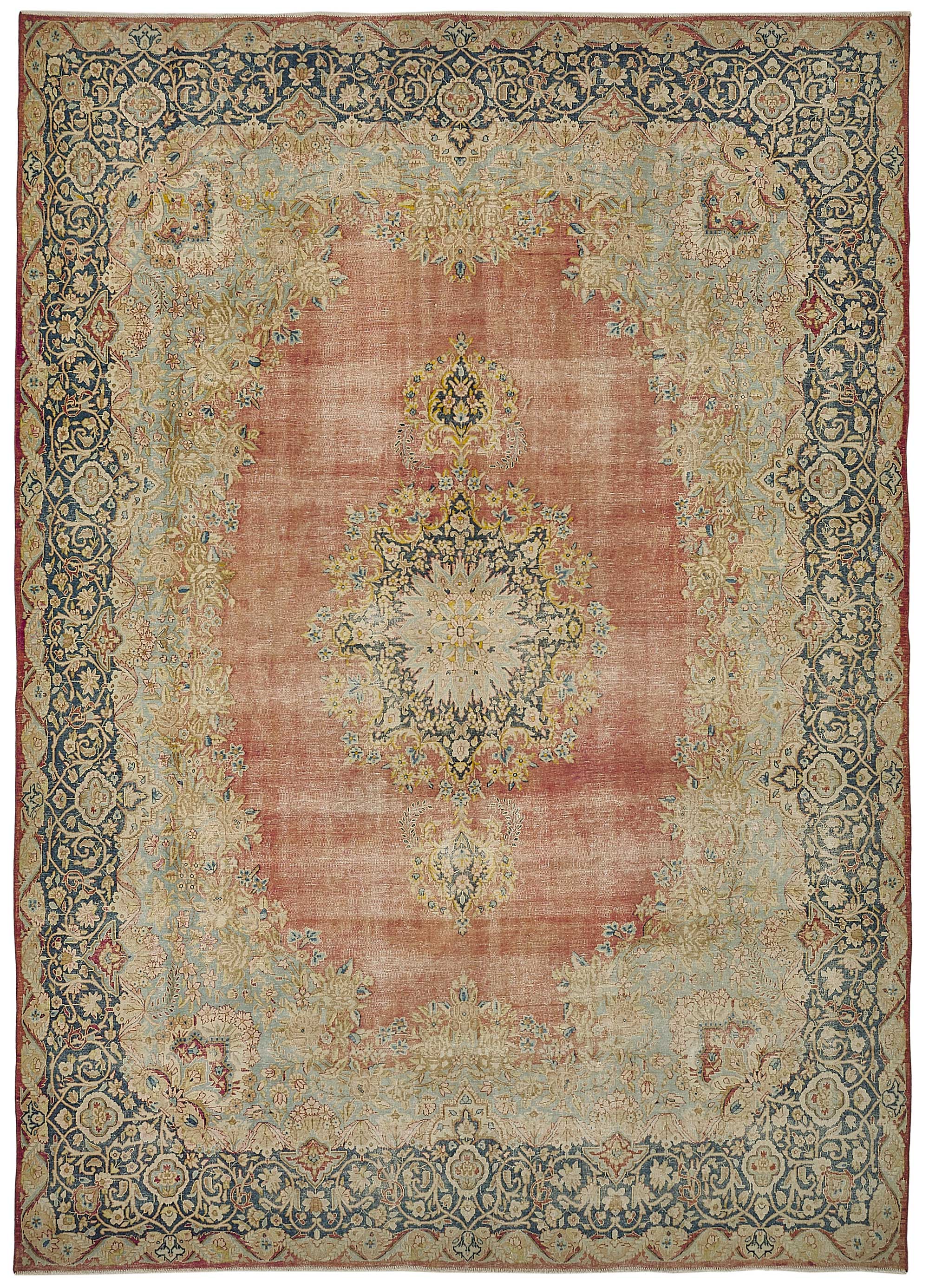 9x13 Beige Vintage Large Area Rug - 50196
