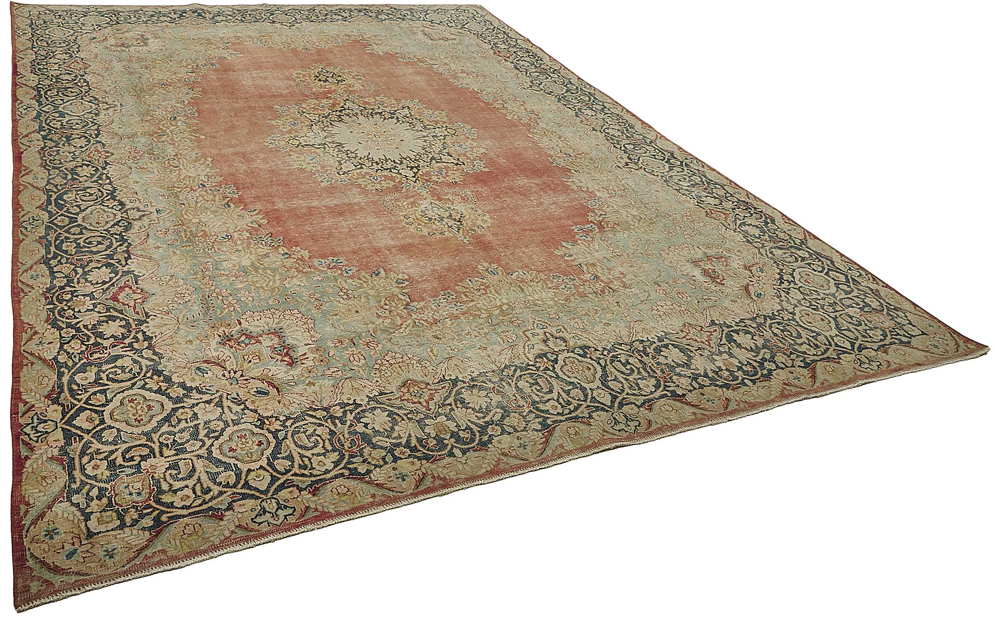 9x13 Beige Vintage Large Area Rug - 50196