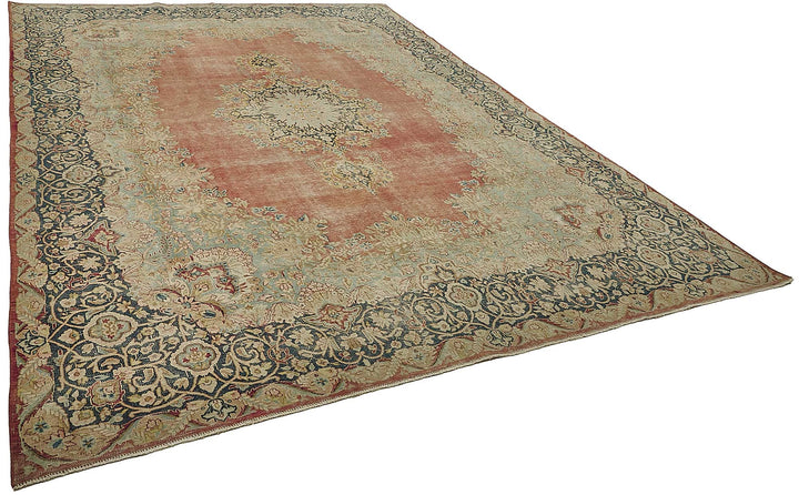 9x13 Beige Vintage Large Area Rug - 50196
