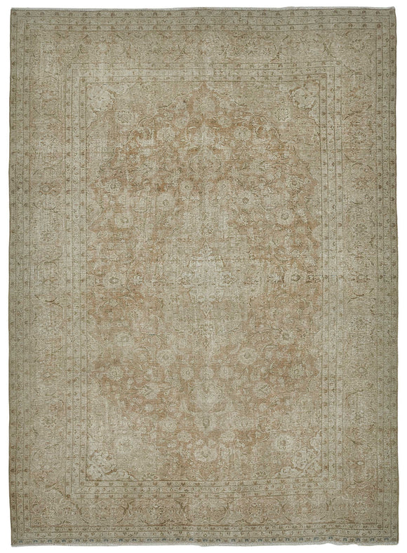 9x13 Beige Vintage Large Area Rug - 50197